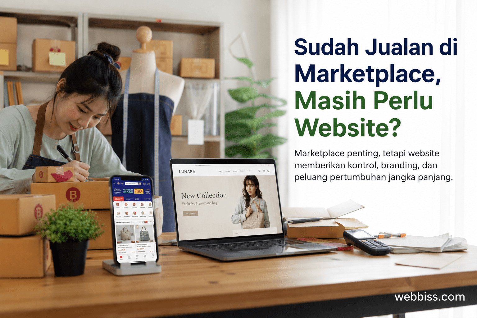 Kenapa Bisnis Kecil Perlu Website Meski Sudah Punya Marketplace?